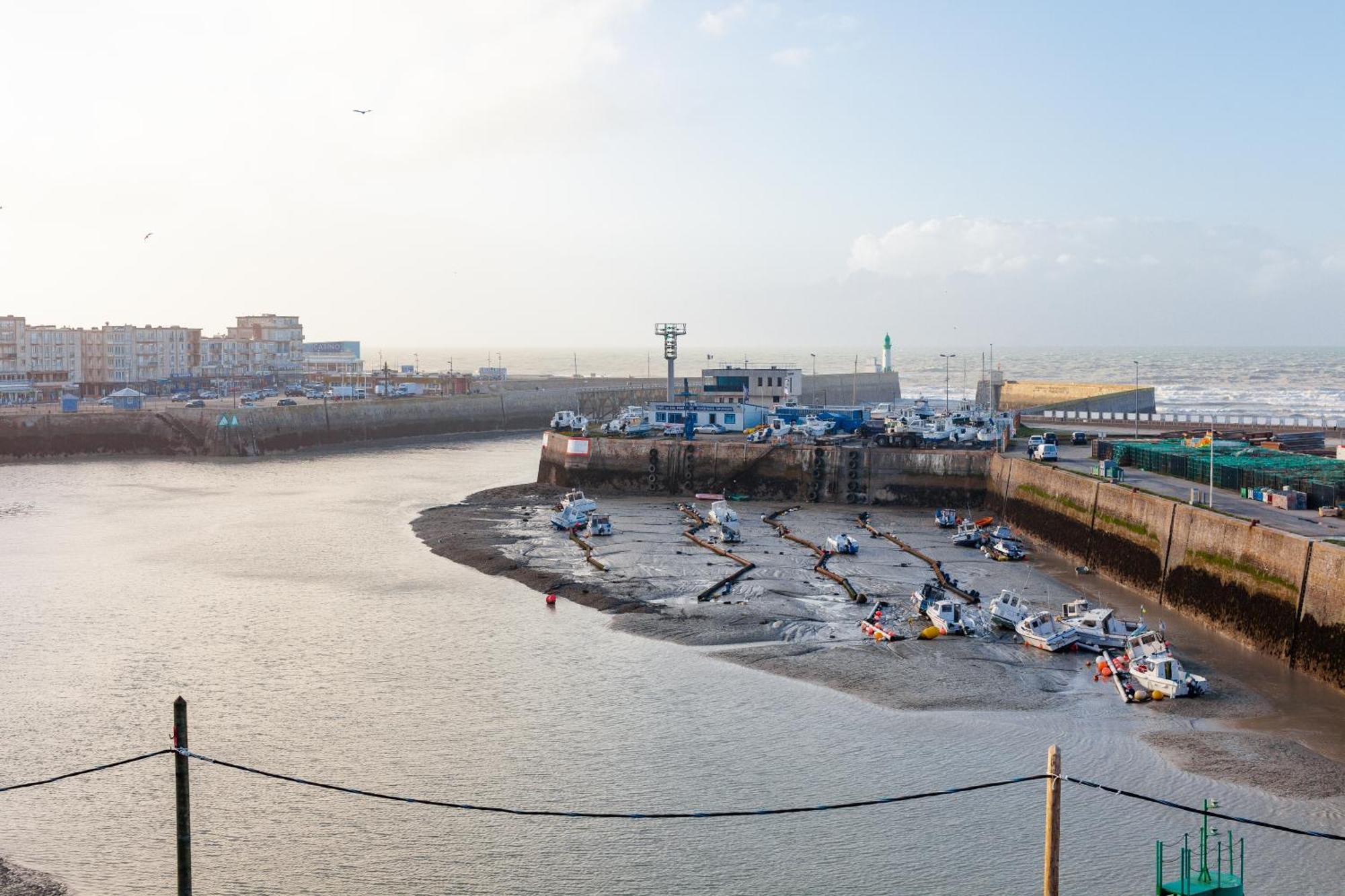 La Coquille - Vue Mer Panoramique & Port Treport Le Tréport Buitenkant foto